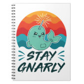Carnet Restez Gnarly mignon Narwhal Narwhal Amover (Devant)