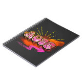 Carnet Restez inspiré Graffiti HOPE Graphisme (Côté gauche)