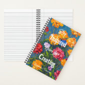 Carnet Restez inspiré N'arrêtez jamais Fleur d'oeillet Ad (À l'intérieur)