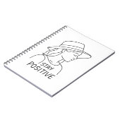 Carnet Restez optimiste et robuste en matière de rayonnem (Côté gauche)