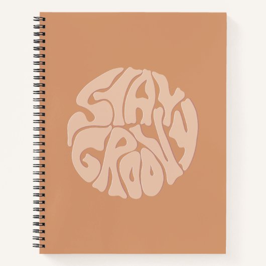 Carnet Restez Super Retro Beige (Devant)
