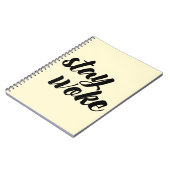 Carnet Restez Woke (Côté gauche)