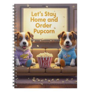 Carnet Restons à la maison et commandez des chiens de car
