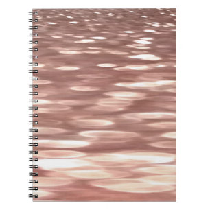 Carnet Résumé #3 : Rose cuivre doré scintillant