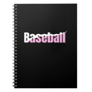 Carnet Résumé de Baseball Swish - Art de mots girly