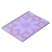 Carnet Résumé de Noël en soie de lilas (Côté gauche)