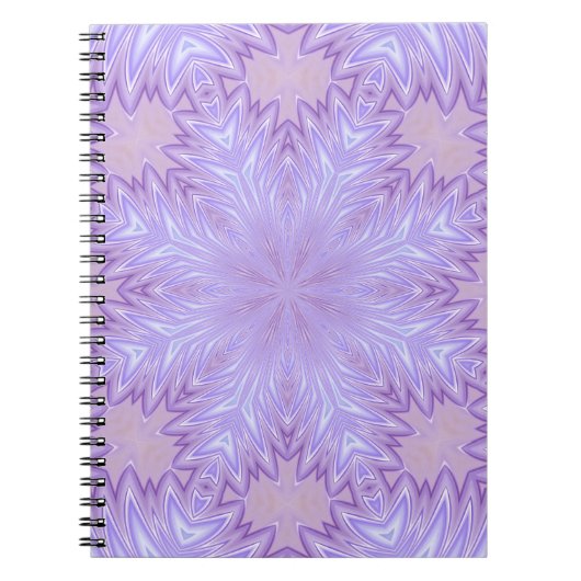 Carnet Résumé de Noël en soie de lilas (Devant)