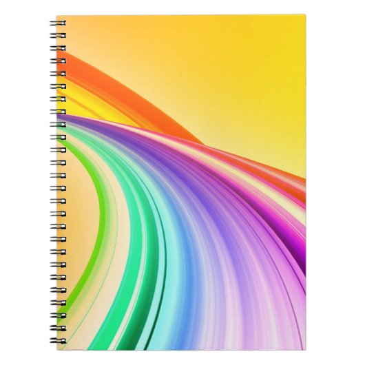 Carnet Résumé Design Jaune Orange Bannière Arrière - plan (Devant)