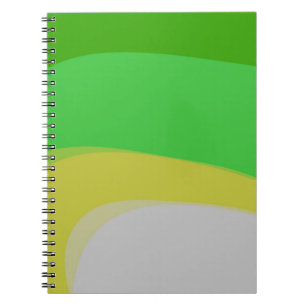 Carnet Résumé en vert et jaune 1004