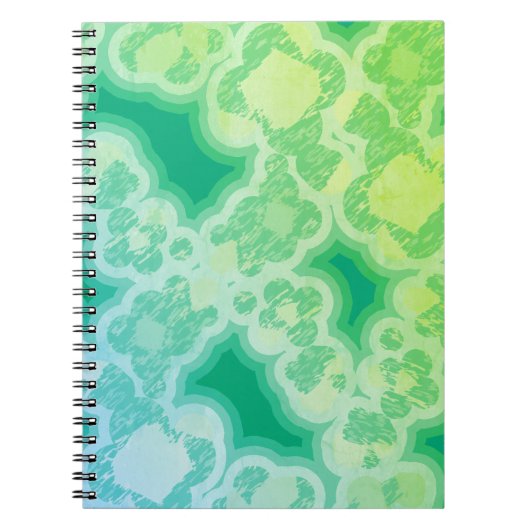 Carnet Résumé Vert Rétro (Devant)