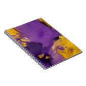 Carnet Résumé violet et or (Côté Droit)