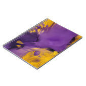 Carnet Résumé violet et or (Côté gauche)