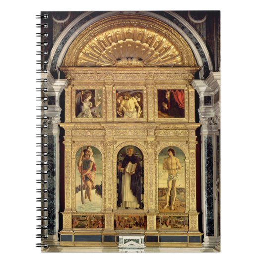 Carnet Retable de St Vincent Ferrer, c.1465 (polyptych) (Devant)