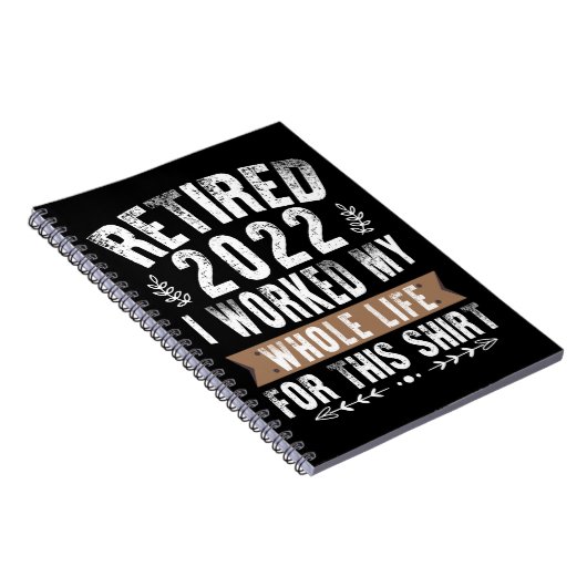 Carnet Retired 2022 (Côté Droit)