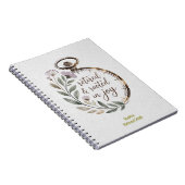 Carnet Retired & Rooted in Joy Personalized Name Year (Côté Droit)