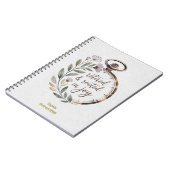 Carnet Retired & Rooted in Joy Personalized Name Year (Côté gauche)