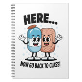 Carnet Retour À La Classe Infirmière Médicale Pro (Devant)