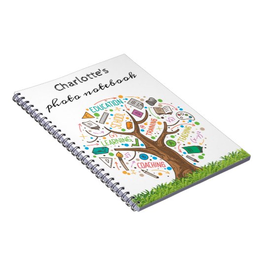 Carnet Retour à l'école | Arbre de l'éducation Photo (Côté Droit)