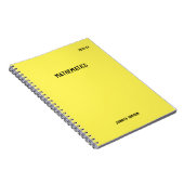 Carnet Retour à l'école avec des Étiquettes de sujets per (Côté Droit)