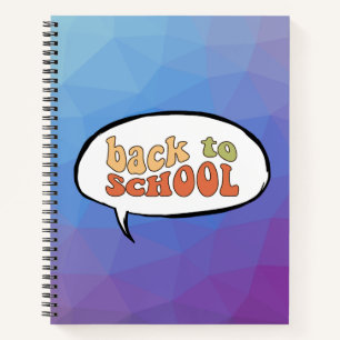 Carnet Retour à l'école avec un rebondissement animé