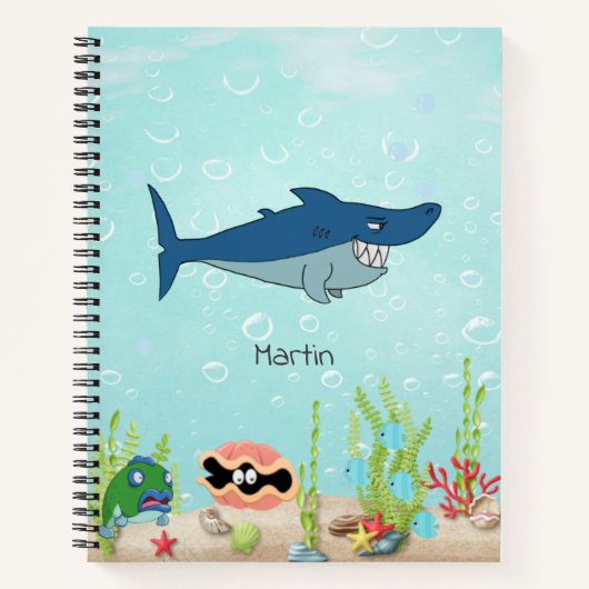 Carnet Retour à l'école Colorful Kids Shark Sketchbook (Devant)