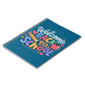 Carnet Retour à l'école enseignant premier jour d'école d (Côté gauche)