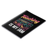 Carnet Retour à l'école Enseignement rétro est My Jam 80s (Côté gauche)