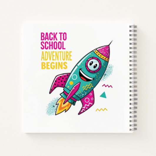 Carnet Retour à l'école - L'aventure commence (Dos)