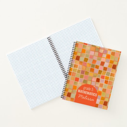 Carnet Retour à l'école maths élèves enfants (Intérieur)