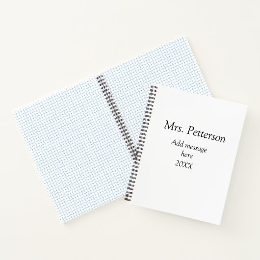 Carnet Retour à l'école professeur appréciation ajouter c (Intérieur)