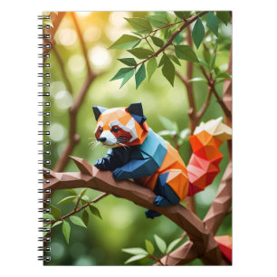 Carnet Retour à l'école Red Panda Origami