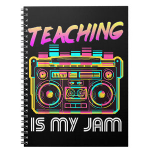 Carnet Retour à l'école Rétro Enseigner est mon truc 80s
