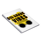 Carnet Retour à l'école T-shirt 5e année Vibes Enfant Pre (Côté Droit)