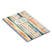 Carnet Retour à l'école Texte personnalisé (Côté Droit)