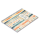 Carnet Retour à l'école Texte personnalisé (Côté gauche)