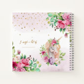 Carnet Retour À L'École Unicorn Magic Girl Daily Sketchbo (Dos)