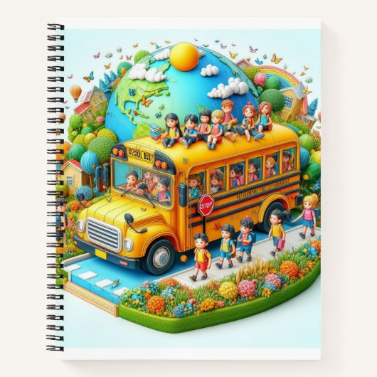 Carnet Retour Au Style De L'École (Devant)