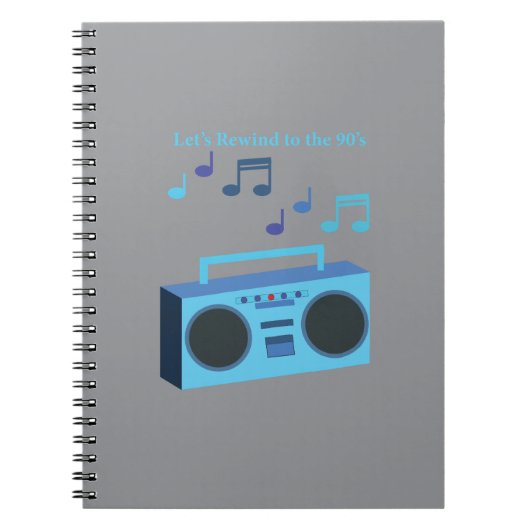 Carnet Retour aux années 90 (Devant)
