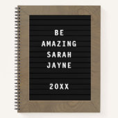 Carnet Retourner à l'école Extraordinaire de carton-lettr (Devant)