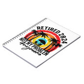 Carnet Retraité 2024 Pas mon problème Plus Retraite (Côté gauche)