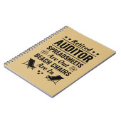 Carnet Retraité Auditeur Funny Retraite (Côté gauche)