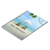 Carnet Retraite, détente à la plage (Côté gauche)