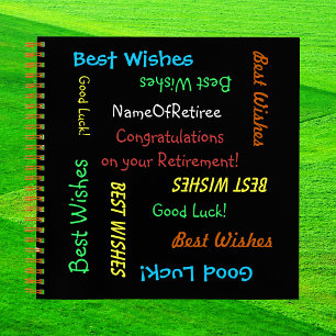 Carnet Retraite FUN Black Colorful Memory Book