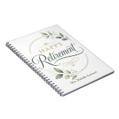 Carnet Retraite Heureuse Personnalisée (Côté Droit)