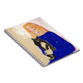 Carnet retrato de mujer con gato arte (Côté Droit)