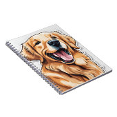 Carnet Retriever doré  (Côté Droit)