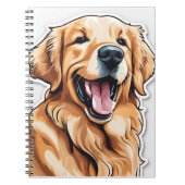 Carnet Retriever doré  (Devant)