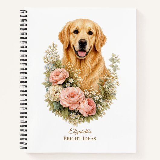 Carnet Retriever doré (Devant)