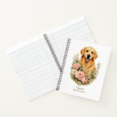Carnet Retriever doré (Intérieur)