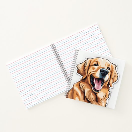 Carnet Retriever doré  (Intérieur)